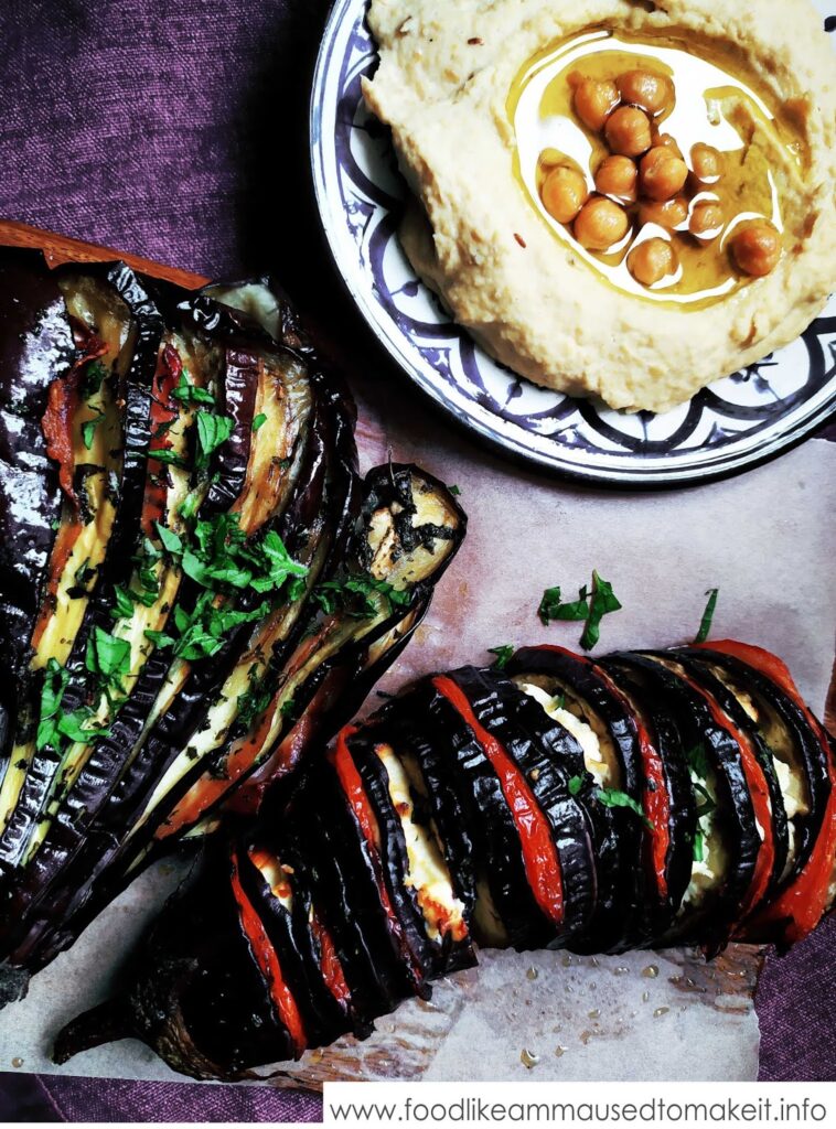 Baked Stuffed aubergine