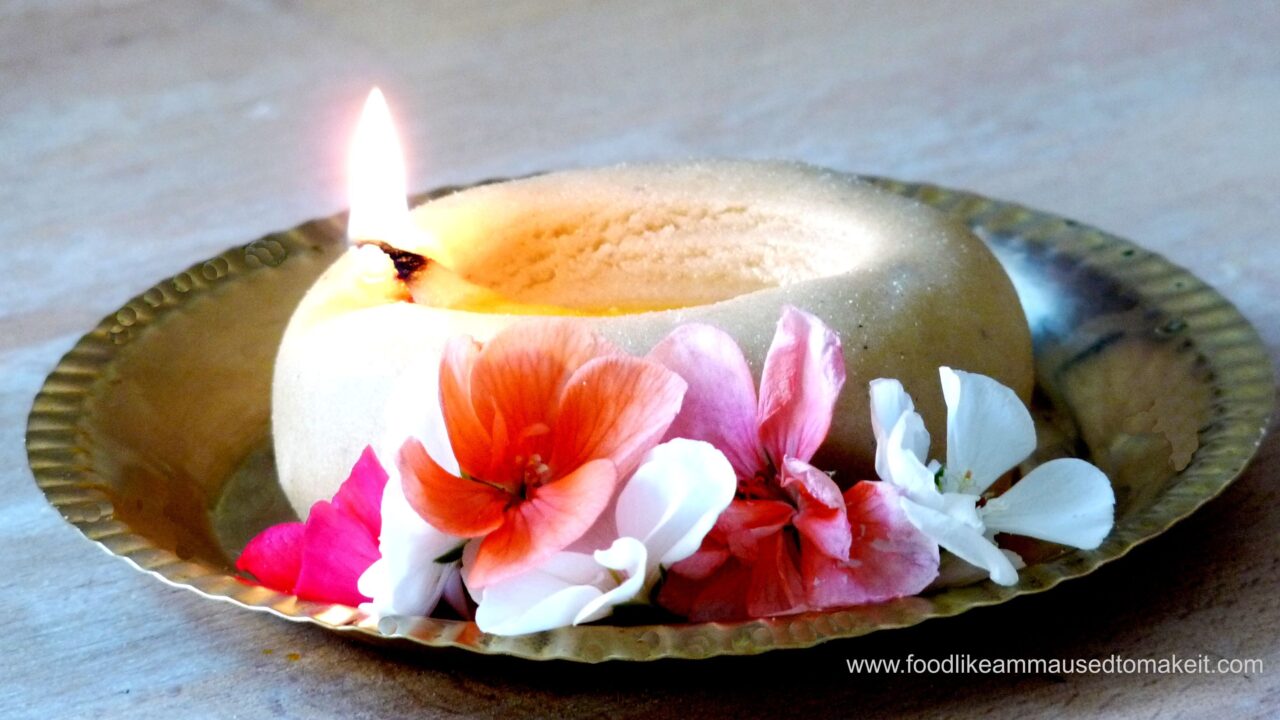 Rice Flour Lamp For Fasting Prayers