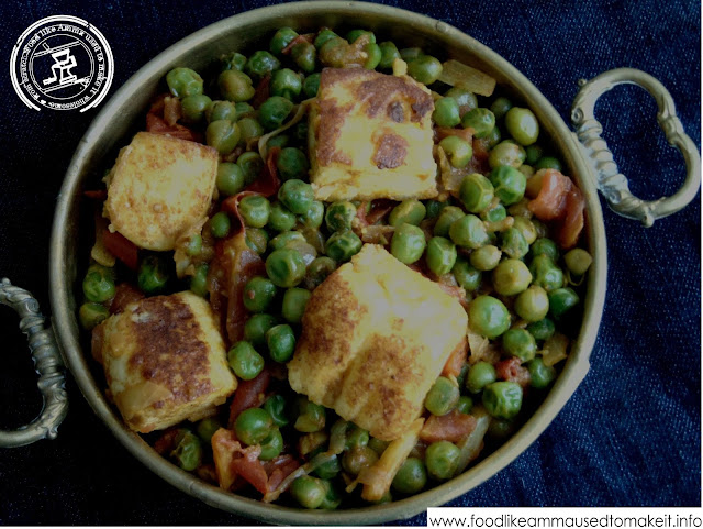 paneer and pea chutney