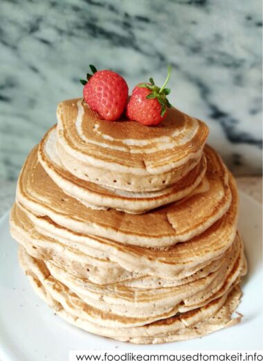 easy oat flour pancake recipe