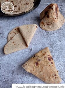 whole wheat roti recipe