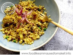 Cauli Rice Biryani Recipe