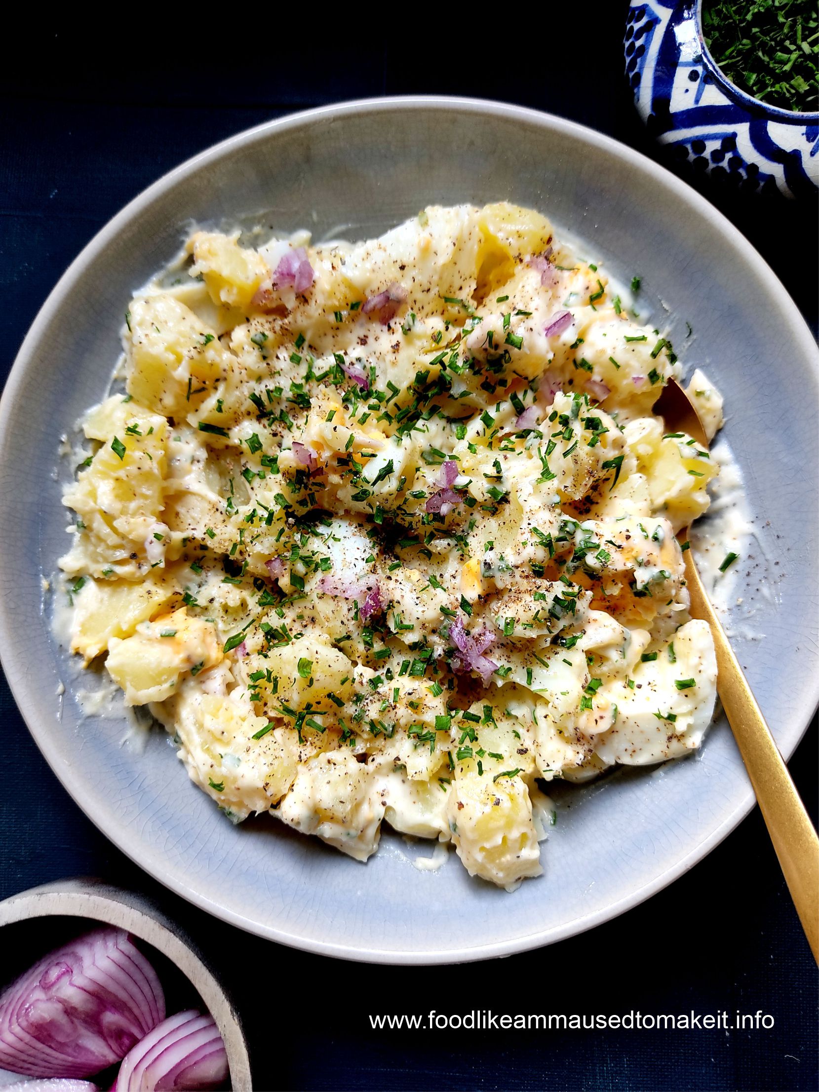 easy egg and potato salad recipe